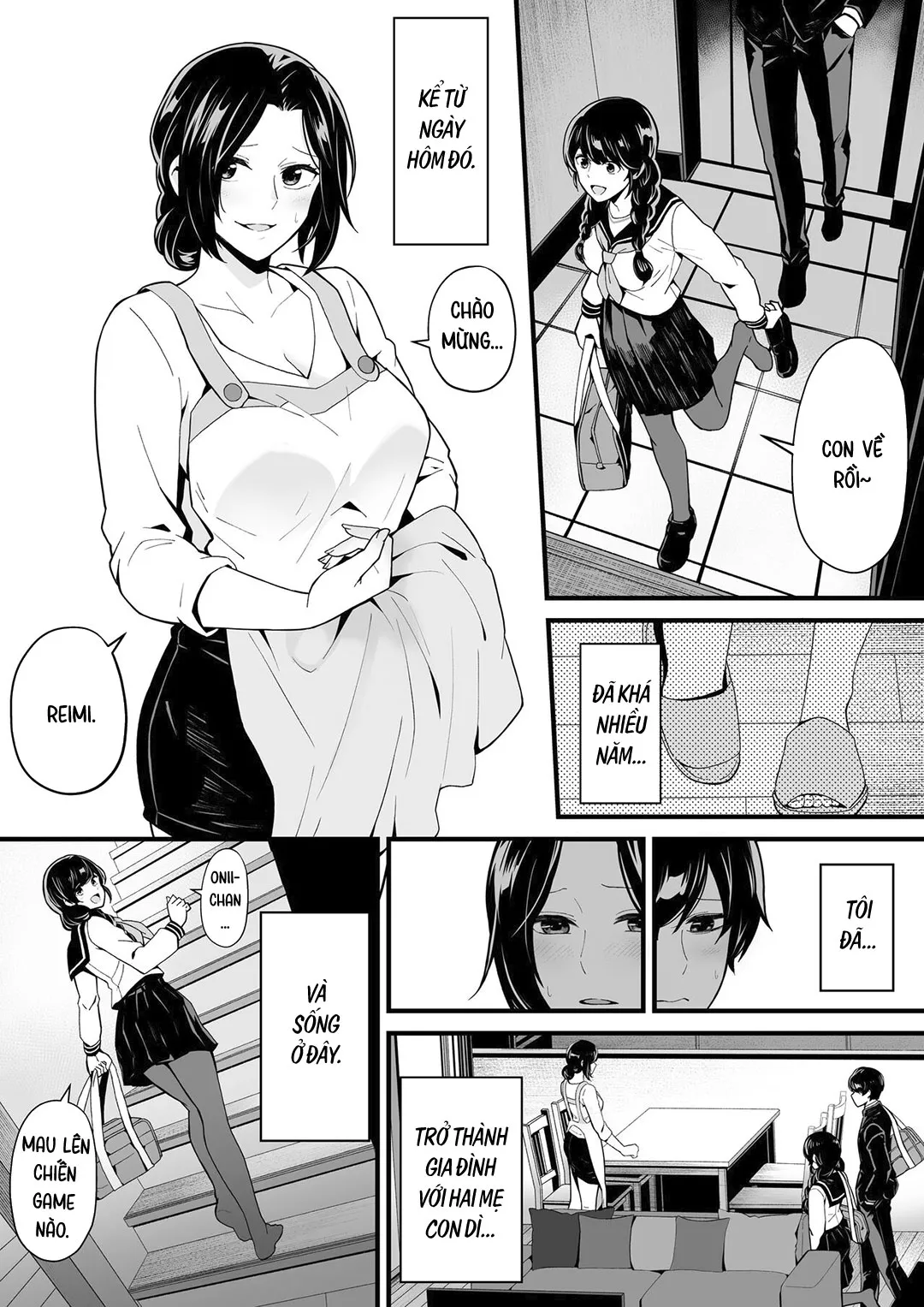 HentaiVN.net - Ảnh 6 - Làm tình với dì và chơi game với em gái [Imouto to Game o suru, Soshite Oba to Sex o suru | Playing Games with My Sister and Having Sex with My Aunt] - Chap 1