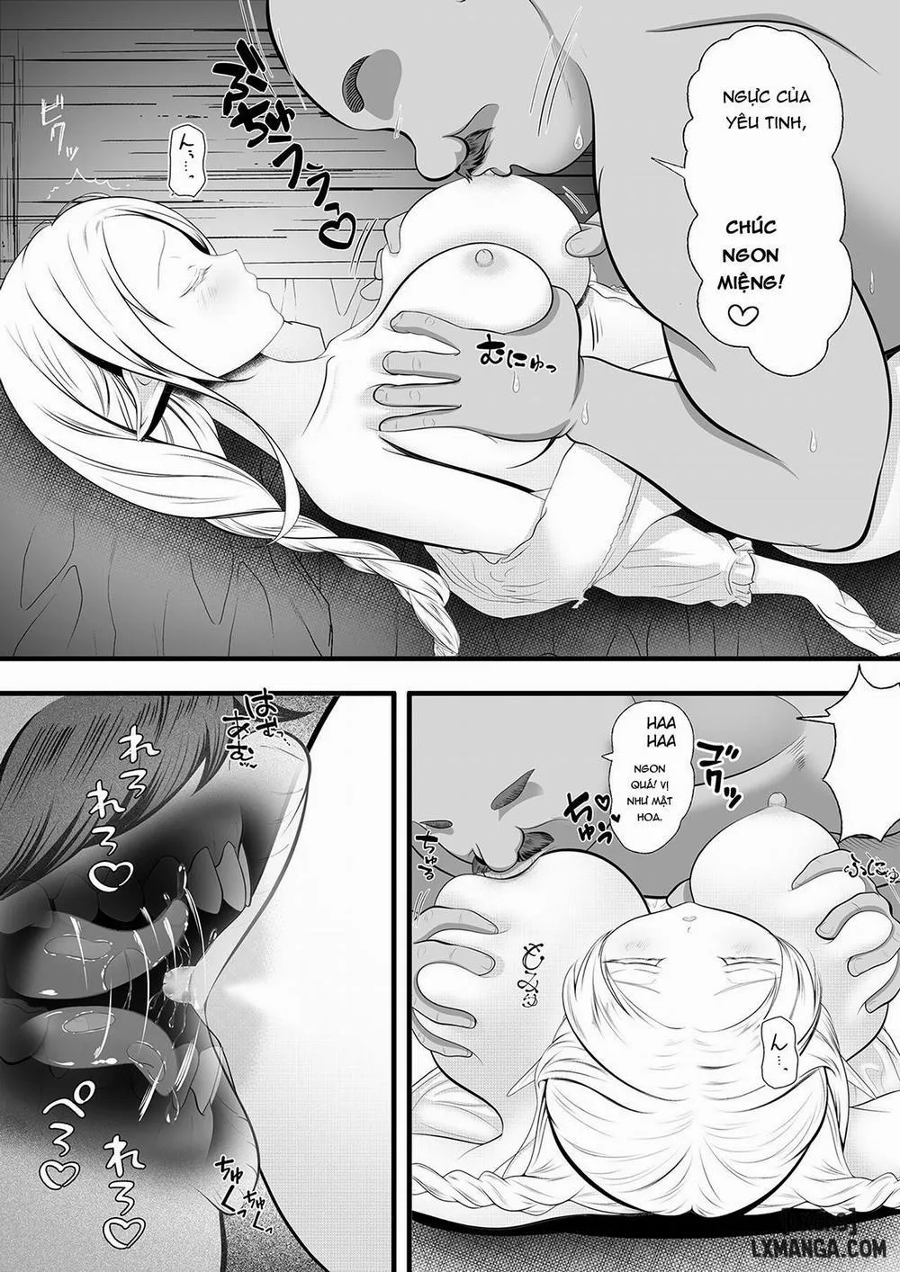 HentaiVN.net - Ảnh 11 - Câu chuyện về nàng elf bị hãm hiếp!!! - Oneshot ko tách 77 trang.