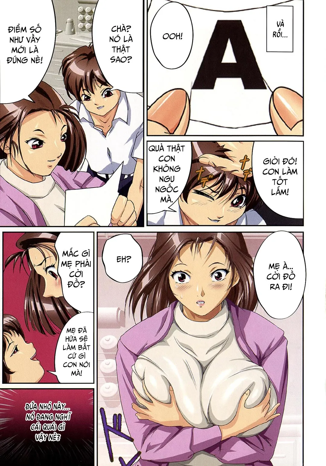 HentaiVN.net - Ảnh 4 - Lời hứa đặc biệt của mẹ [Mom's Special Promise; Mamasupe!] - Chap 1