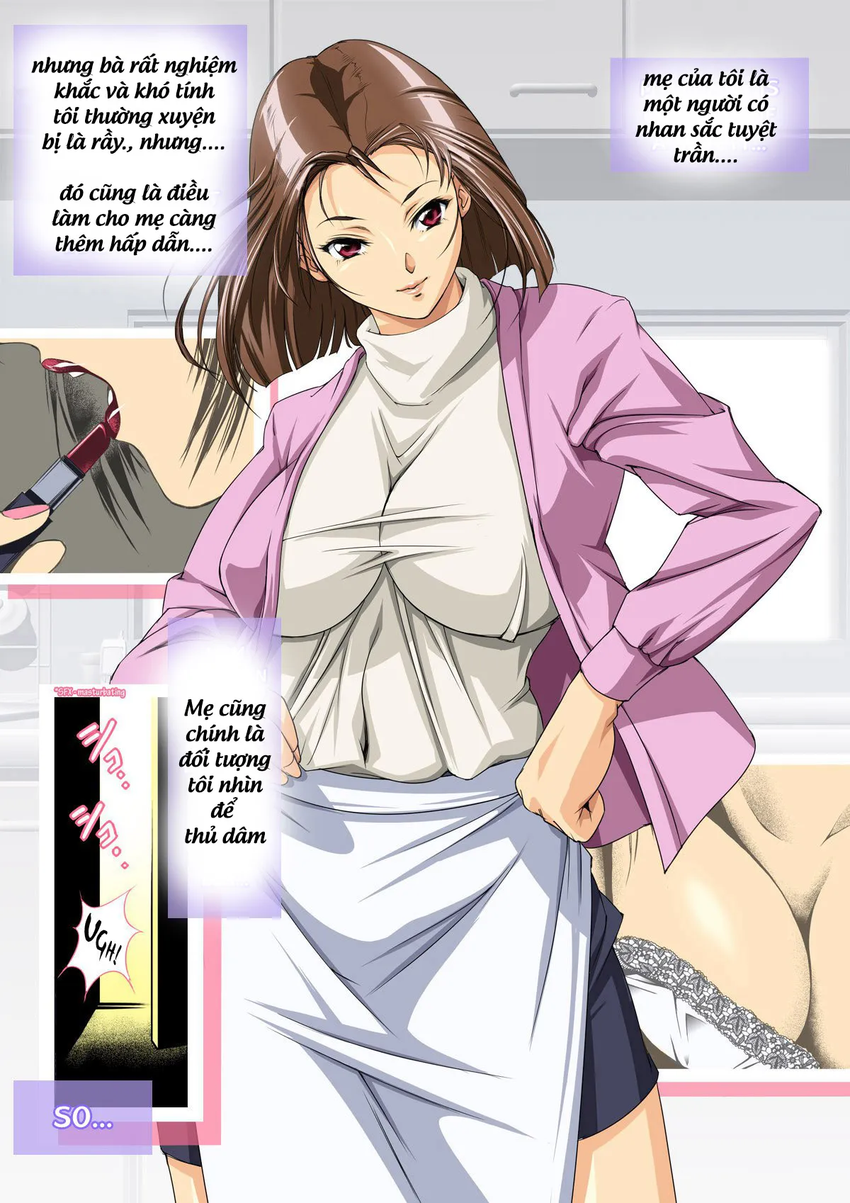 HentaiVN.net - Ảnh 3 - Lời hứa đặc biệt của mẹ [Mom's Special Promise; Mamasupe!] - Chap 2 - [END]