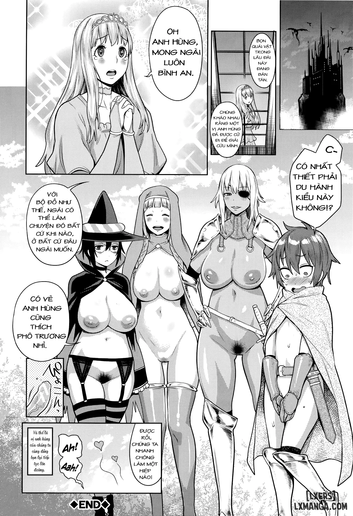 HentaiVN.net - Ảnh 24 - Dick Training Quest [チントレクエスト] - Little Hero's Conception Journey