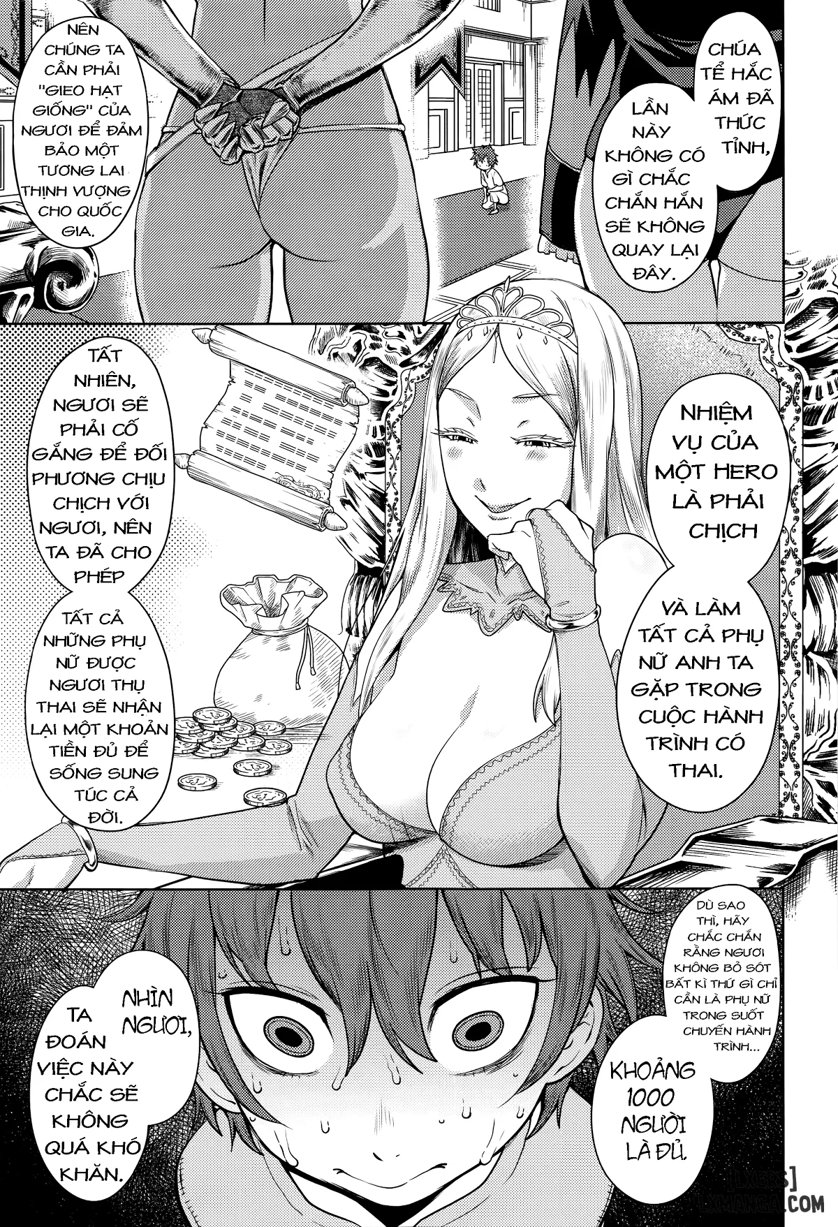 HentaiVN.net - Ảnh 5 - Dick Training Quest [チントレクエスト] - Little Hero's Conception Journey