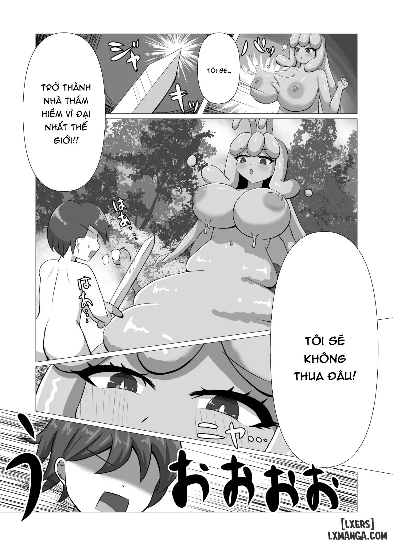 HentaiVN.net - Ảnh 11 - The Adventurer VS Slime Girl - Oneshot