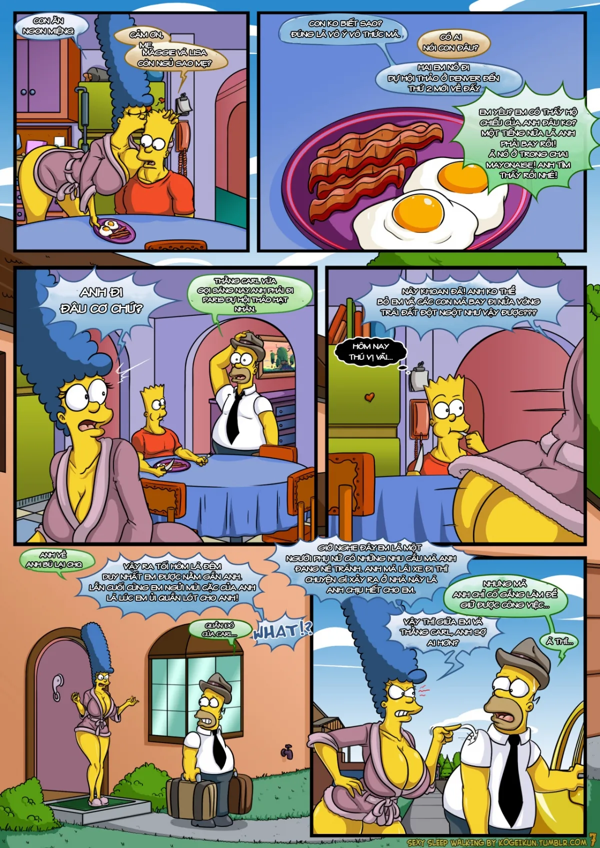 HentaiVN.net - Ảnh 10 - Khi Mẹ Tôi Mộng Du [Sexy Sleep Walking] - Oneshot