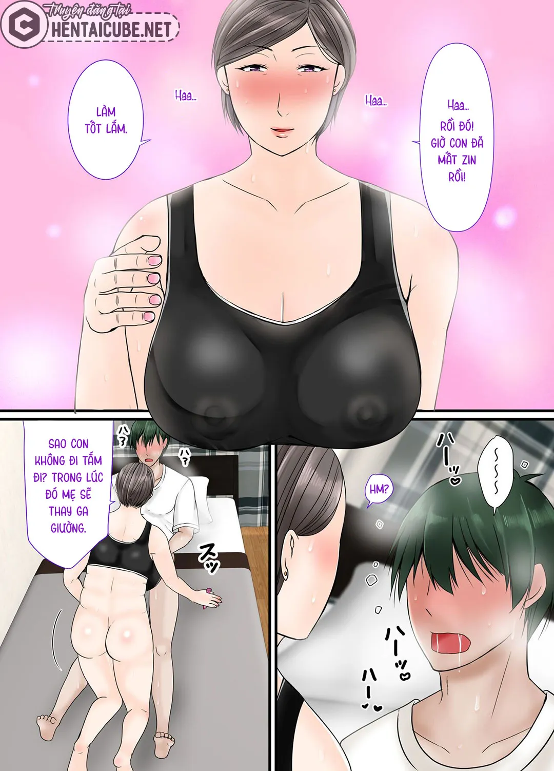HentaiVN.net - Ảnh 15 - Cứ để mẹ con xử lý nó [Kaa-chan ni Makasenasai | Let your mother handle this!] - Oneshot