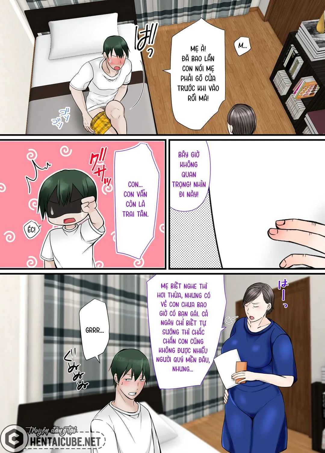 HentaiVN.net - Ảnh 4 - Cứ để mẹ con xử lý nó [Kaa-chan ni Makasenasai | Let your mother handle this!] - Oneshot