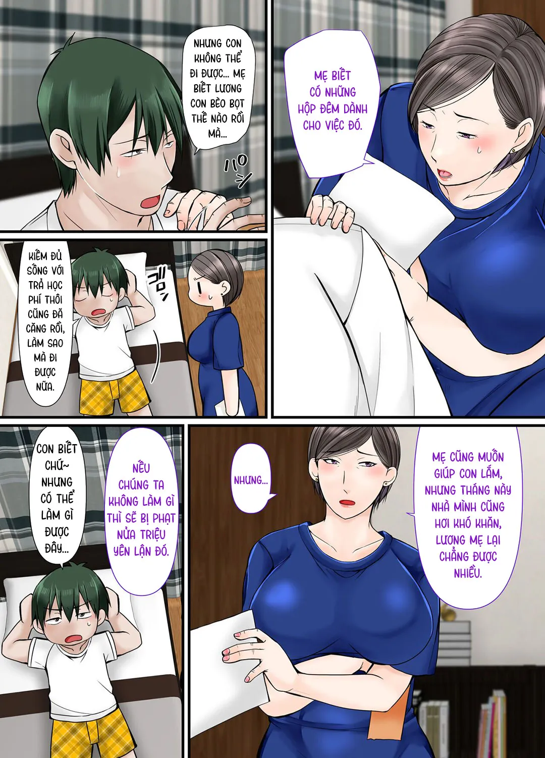 HentaiVN.net - Ảnh 5 - Cứ để mẹ con xử lý nó [Kaa-chan ni Makasenasai | Let your mother handle this!] - Oneshot