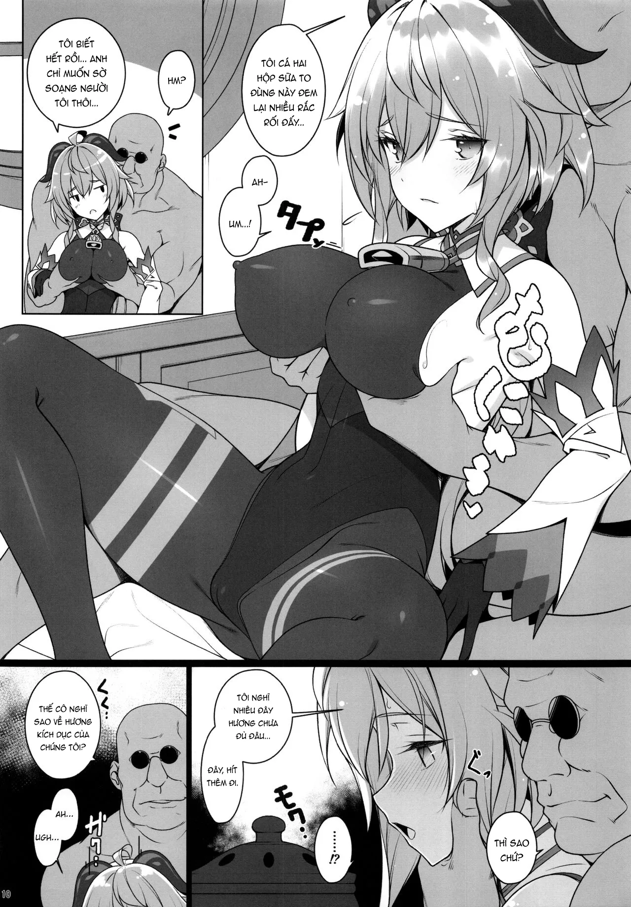 HentaiVN.net - Ảnh 9 - Dê dừa bị lừa mát xa! [勇者様御一行 , Gokuraku Kikou] - Oneshot