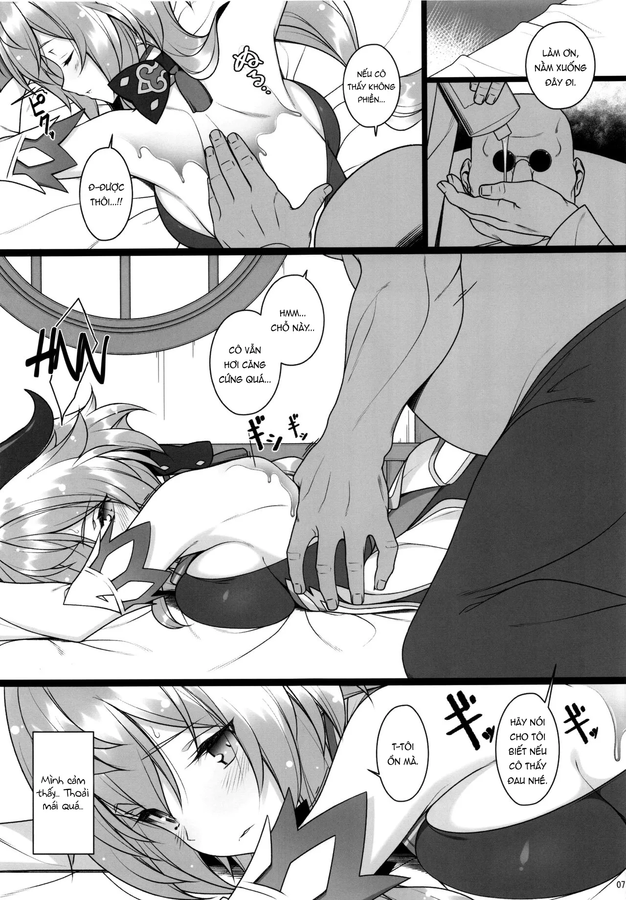 HentaiVN.net - Ảnh 6 - Dê dừa bị lừa mát xa! [勇者様御一行 , Gokuraku Kikou] - Oneshot