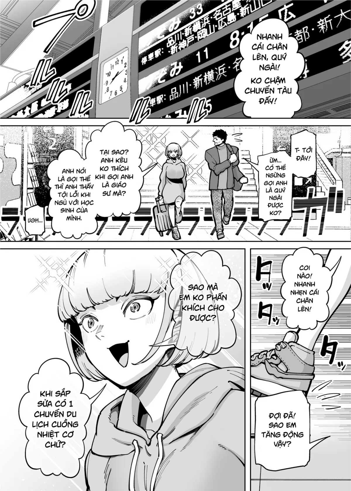 HentaiVN.net - Ảnh 3 - Hamerare Daisuki Bitch-chan Sukebe Onsen Ryokou Hen - Chap 1