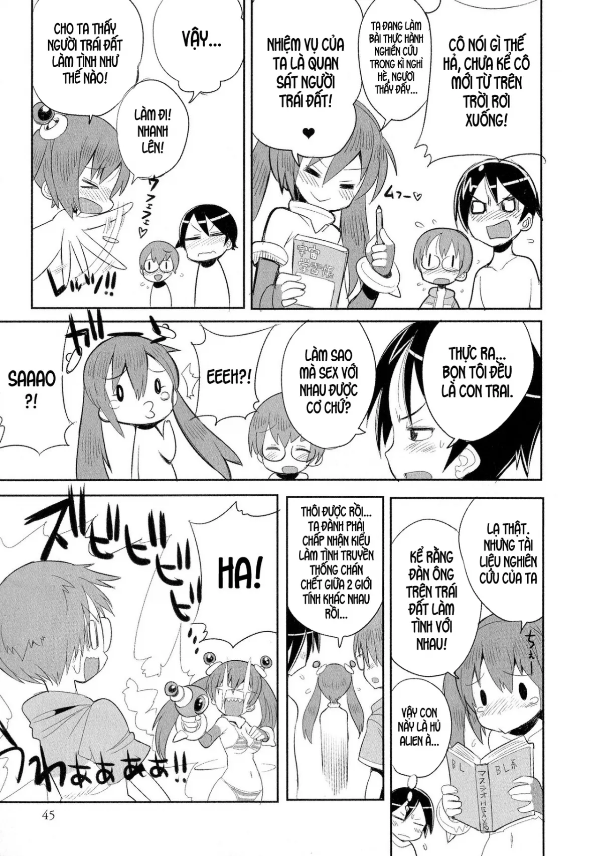 HentaiVN.net - Ảnh 5 - Alien và mùa hè đáng nhớ [Uchuujin to Natsuyasumi!! - An alien and the summer vacation (Nyotaika! Paradise 04); うちゅうじんとなつやすみ!!] - 1-shot