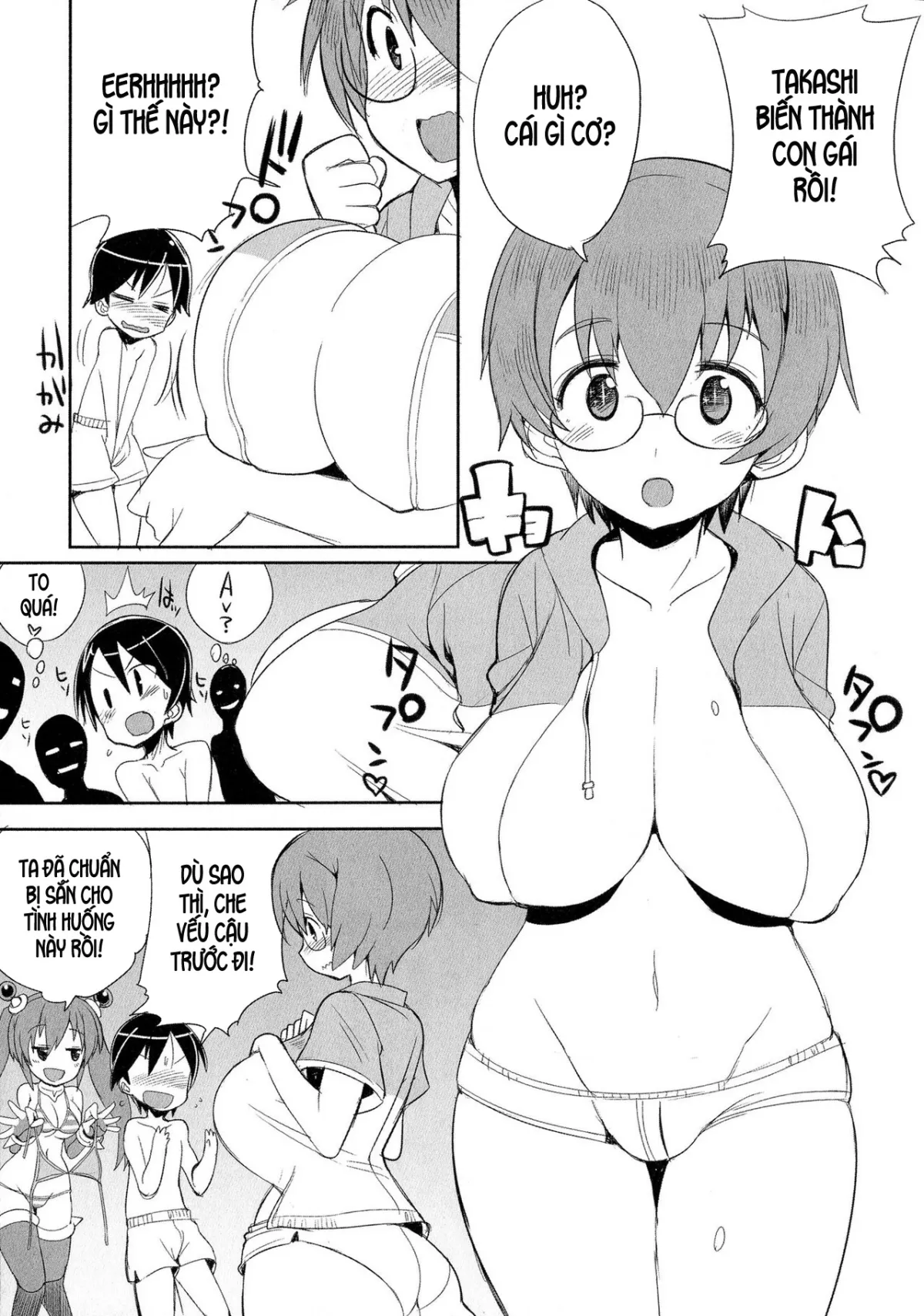 HentaiVN.net - Ảnh 7 - Alien và mùa hè đáng nhớ [Uchuujin to Natsuyasumi!! - An alien and the summer vacation (Nyotaika! Paradise 04); うちゅうじんとなつやすみ!!] - 1-shot