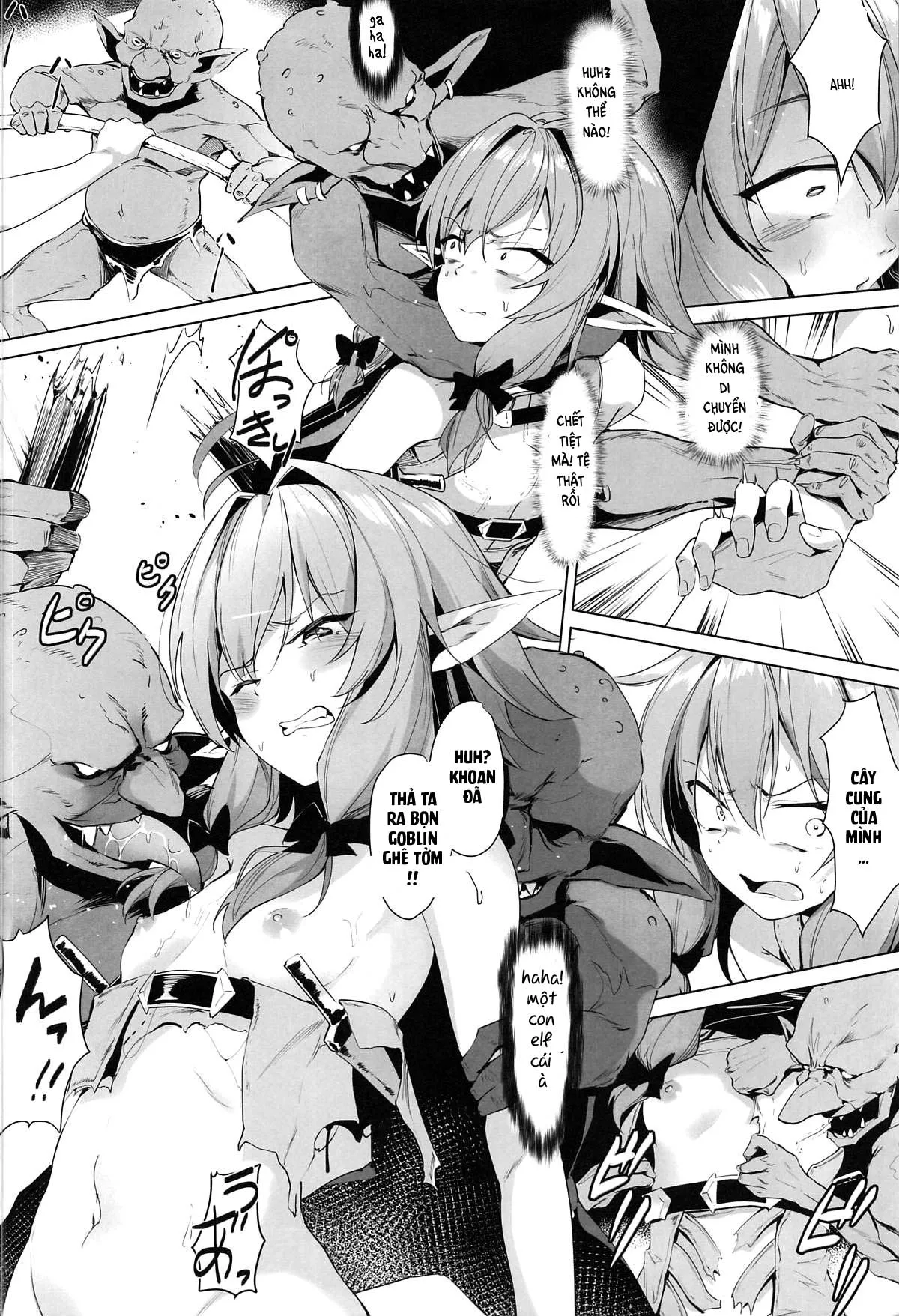 HentaiVN.net - Ảnh 4 - Moshi Onna Seirei ga Goblin ni Tsukamattara... (Goblin Slayer) - Oneshot