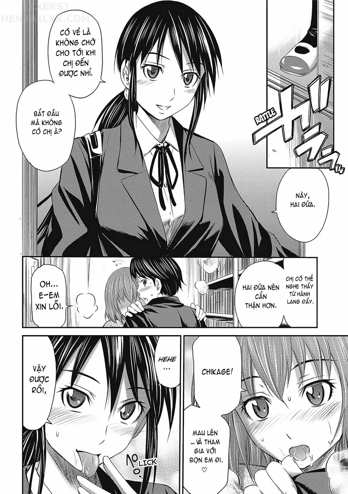 HentaiVN.net - Ảnh 7 - Peachy Triangle - Chap 4