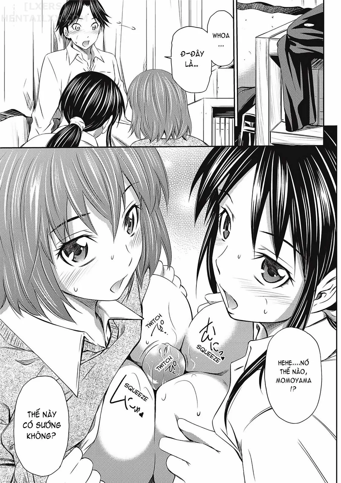 HentaiVN.net - Ảnh 8 - Peachy Triangle - Chap 4