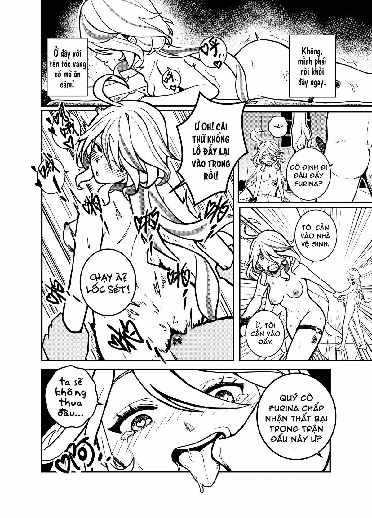 HentaiVN.net - Ảnh 10 - Thuỷ thần ngốc nghếch [笨蛋芙宁娜] - đừng đùa với ninja rùa