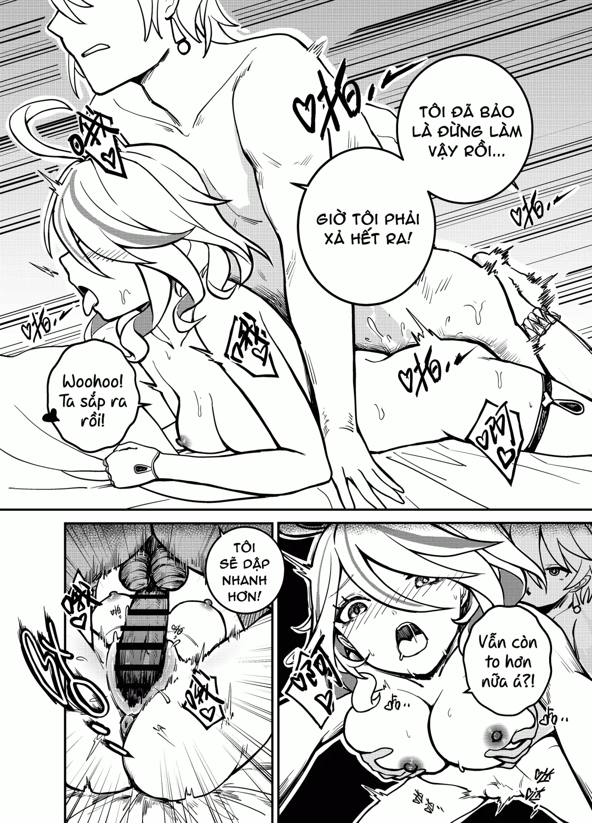 HentaiVN.net - Ảnh 8 - Thuỷ thần ngốc nghếch [笨蛋芙宁娜] - đừng đùa với ninja rùa