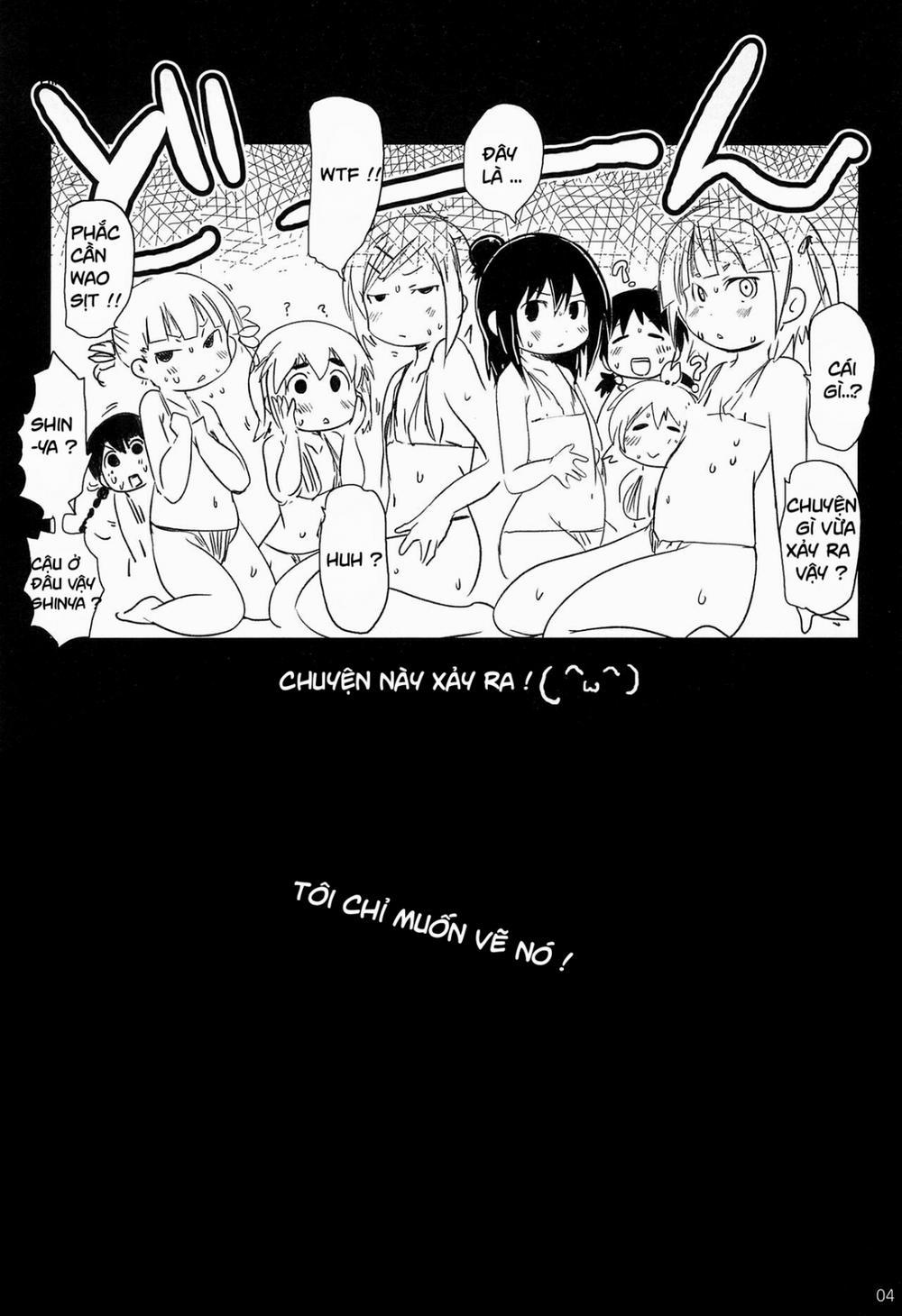 HentaiVN.net - Ảnh 4 - Mitsuba-tachi no Kyuushoku ni Biyaku o Irete Ahetoro Gakkyuu (Mitsudomoe) [Putting Aphrodisiacs into Mitsuba's Food during Cooking Class] - Oneshot