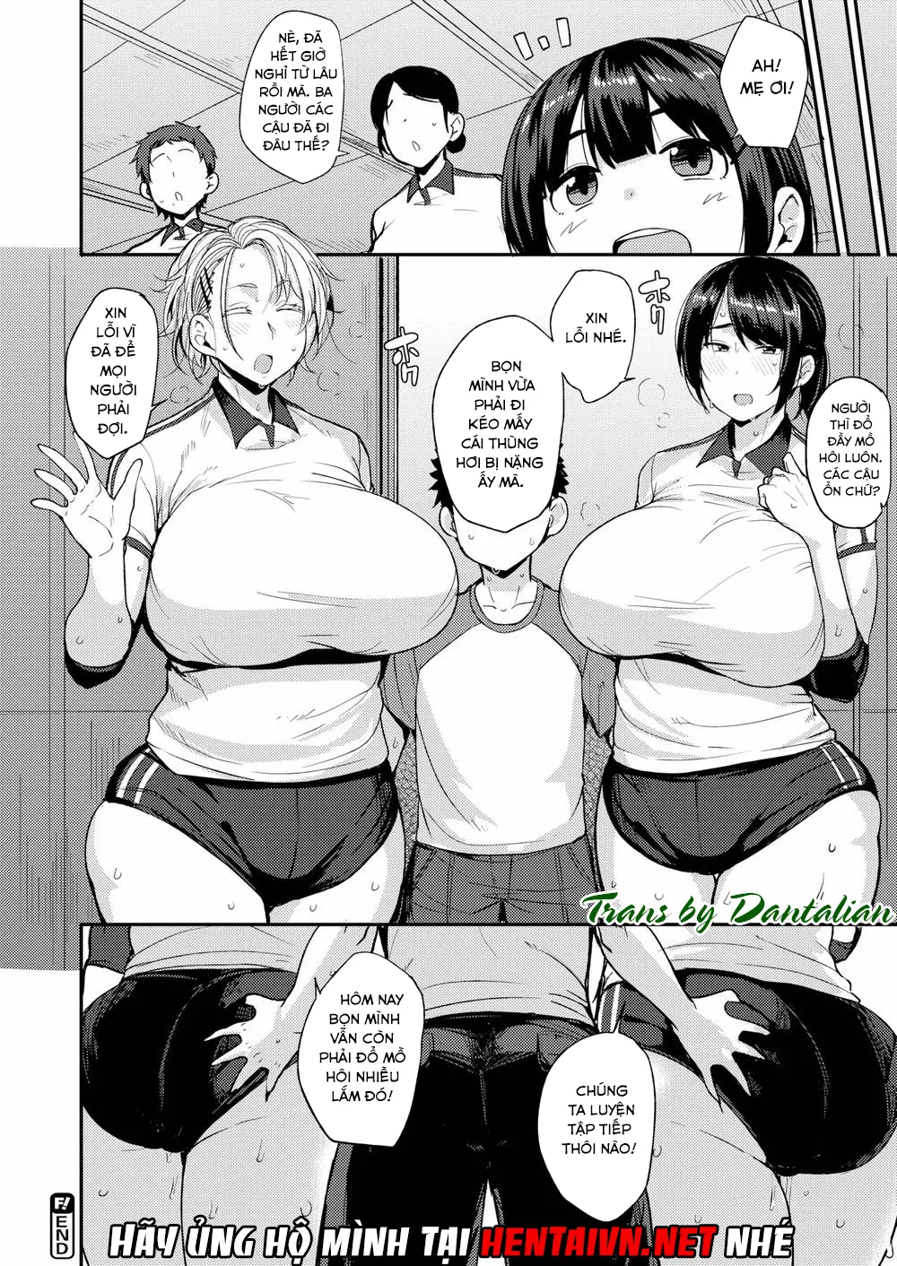 HentaiVN.net - Ảnh 19 - Vận Động Trong Giờ Giải Lao! [Let’s Work Up a Sweat ♥] - Oneshot