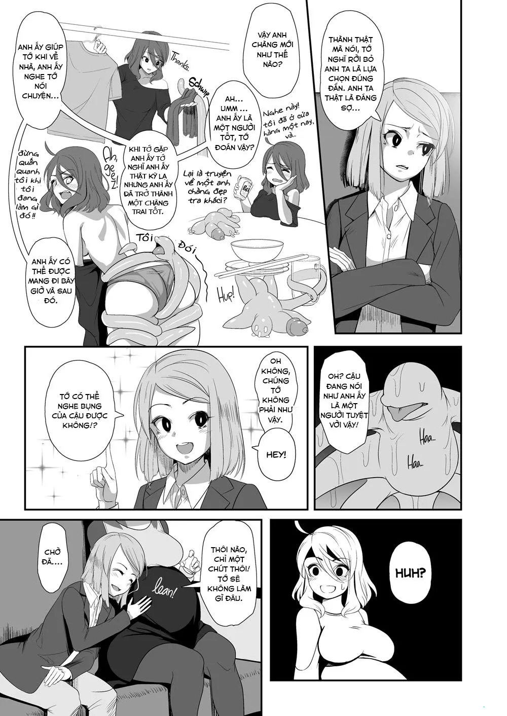 HentaiVN.net - Ảnh 23 - Sinh vật kỳ lạ và tôi [Igyo no Kimi to ; A TENTACLED ROMANCE] - Oneshot