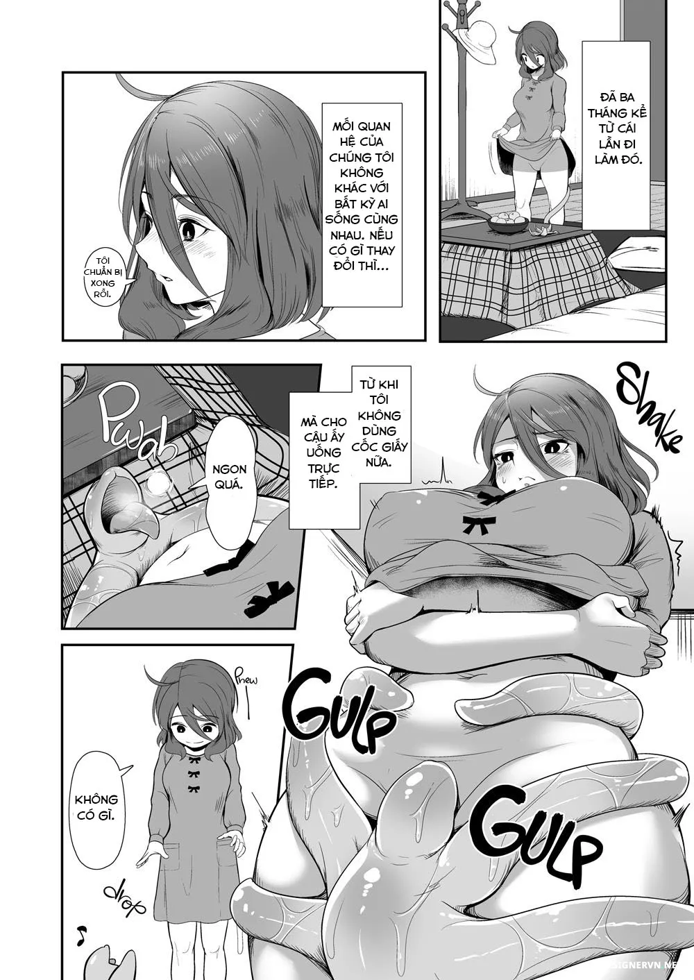 HentaiVN.net - Ảnh 30 - Sinh vật kỳ lạ và tôi [Igyo no Kimi to ; A TENTACLED ROMANCE] - Oneshot