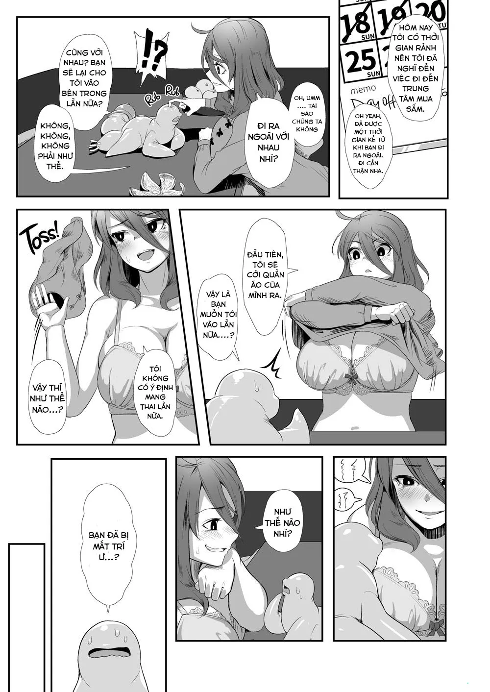 HentaiVN.net - Ảnh 31 - Sinh vật kỳ lạ và tôi [Igyo no Kimi to ; A TENTACLED ROMANCE] - Oneshot