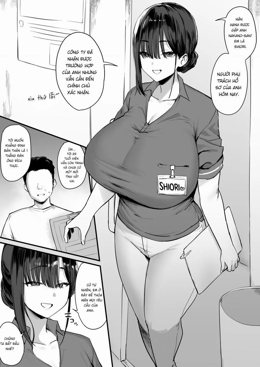 HentaiVN.net - Ảnh 3 - Oppai Caseworker - Oneshot