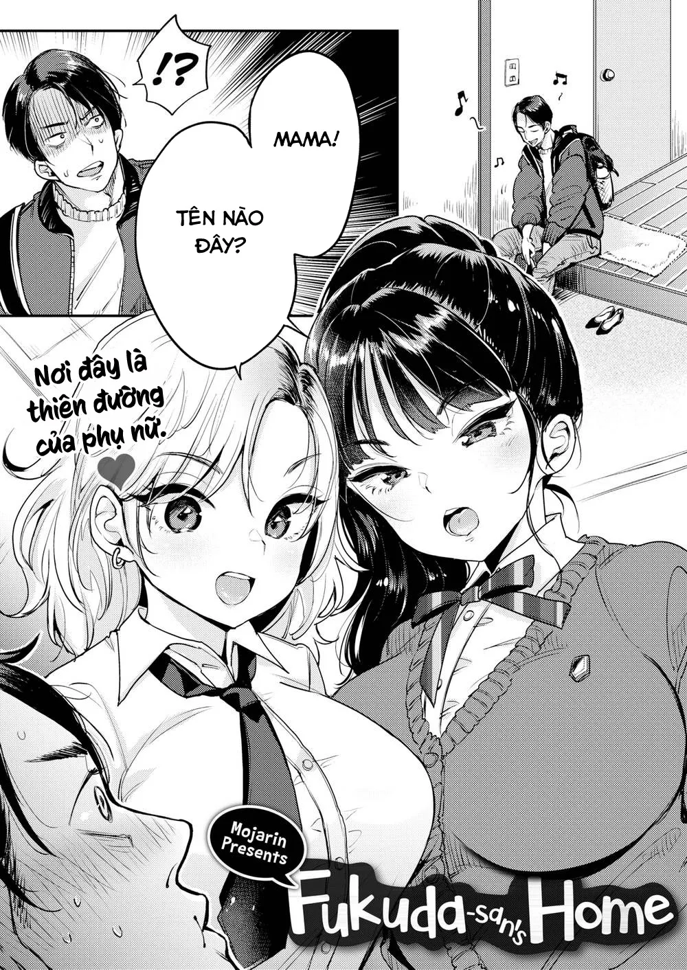 HentaiVN.net - Ảnh 6 - Yêu thầm mẹ trẻ, được nhầm 3 mẹ con [Fukuda-san's Home] - Oneshot