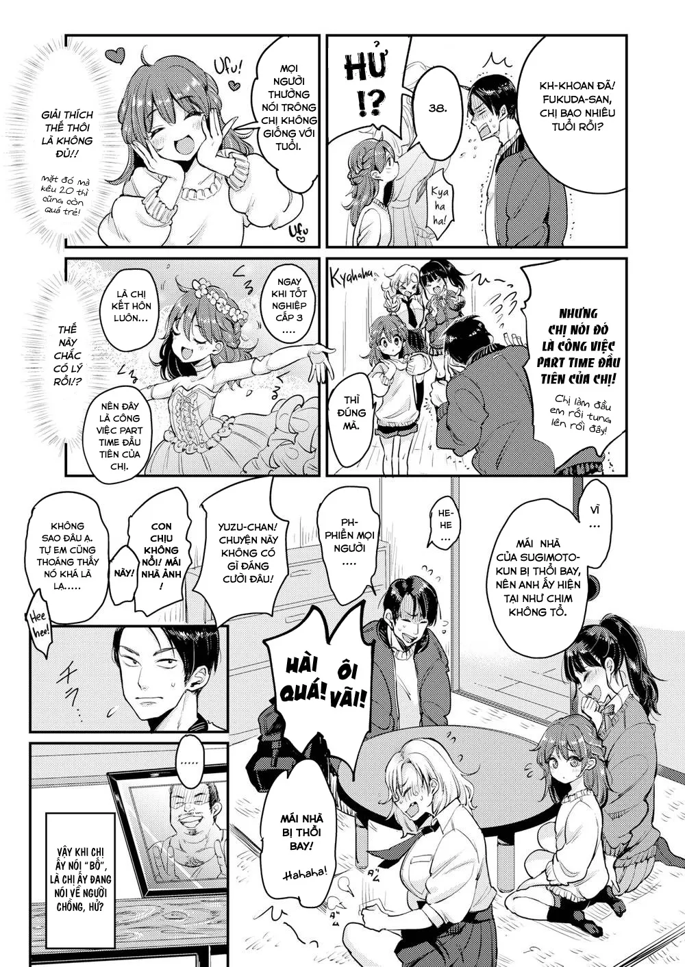 HentaiVN.net - Ảnh 8 - Yêu thầm mẹ trẻ, được nhầm 3 mẹ con [Fukuda-san's Home] - Oneshot