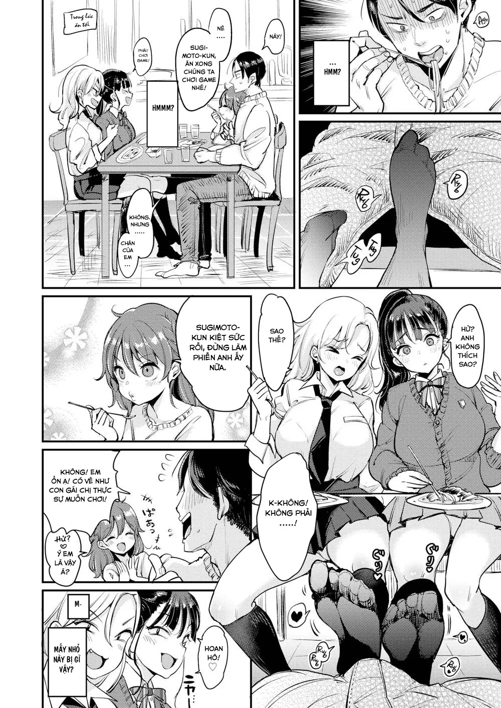 HentaiVN.net - Ảnh 9 - Yêu thầm mẹ trẻ, được nhầm 3 mẹ con [Fukuda-san's Home] - Oneshot