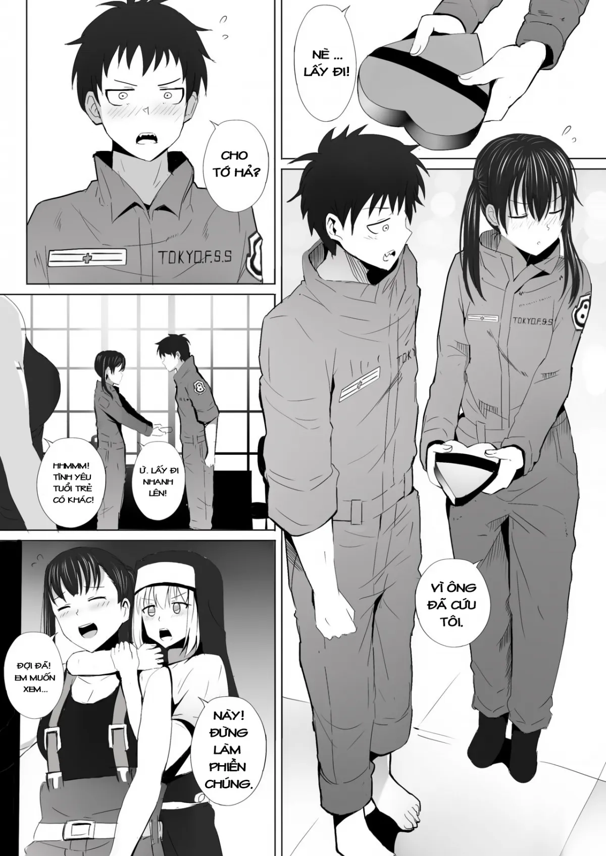 HentaiVN.net - Ảnh 3 - Honou Neko no Ongaeshi (Enen No Shouboutai) - Oneshot