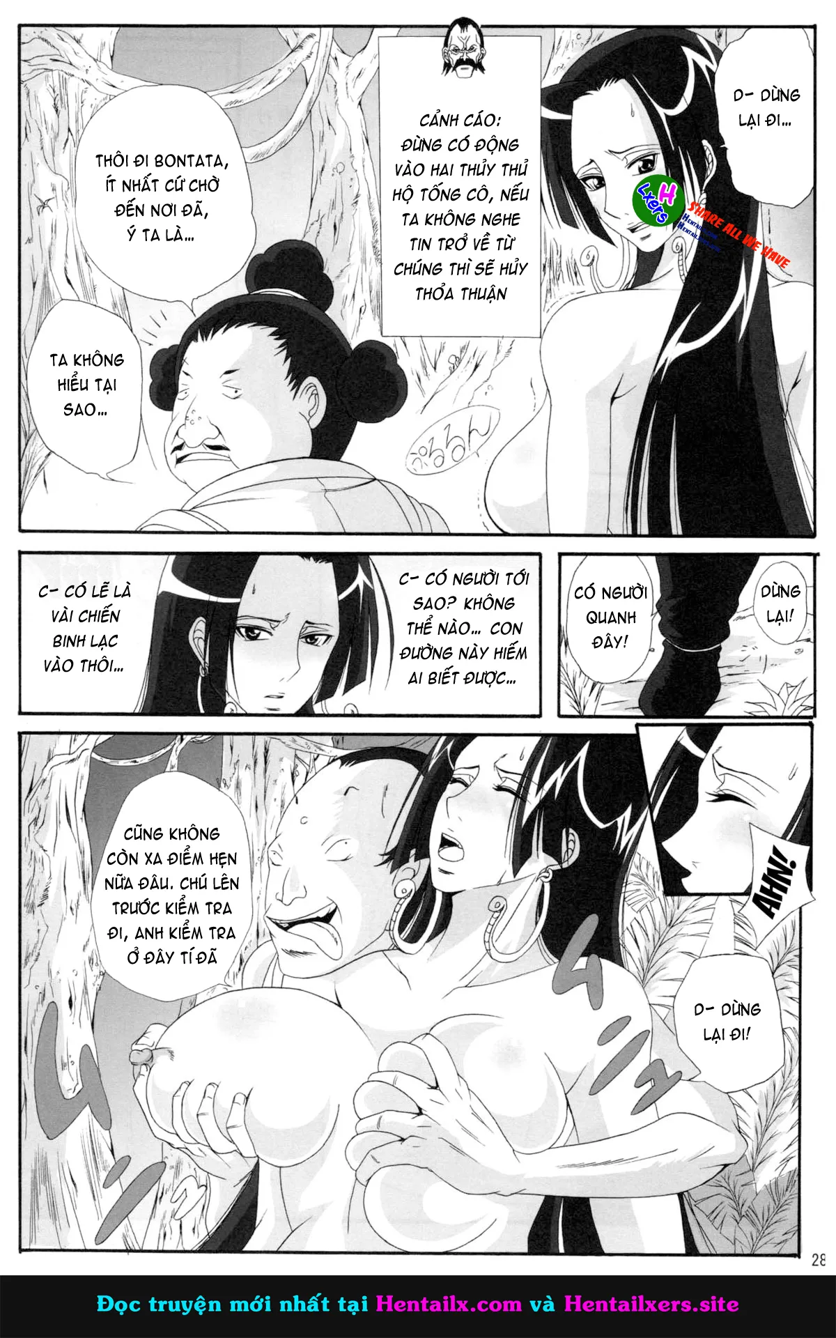 HentaiVN.net - Ảnh 28 - Benten Kairaku Hebirei (One Piece) [弁天快楽 11 蛇隷 (ワンピース)] - Chap 11