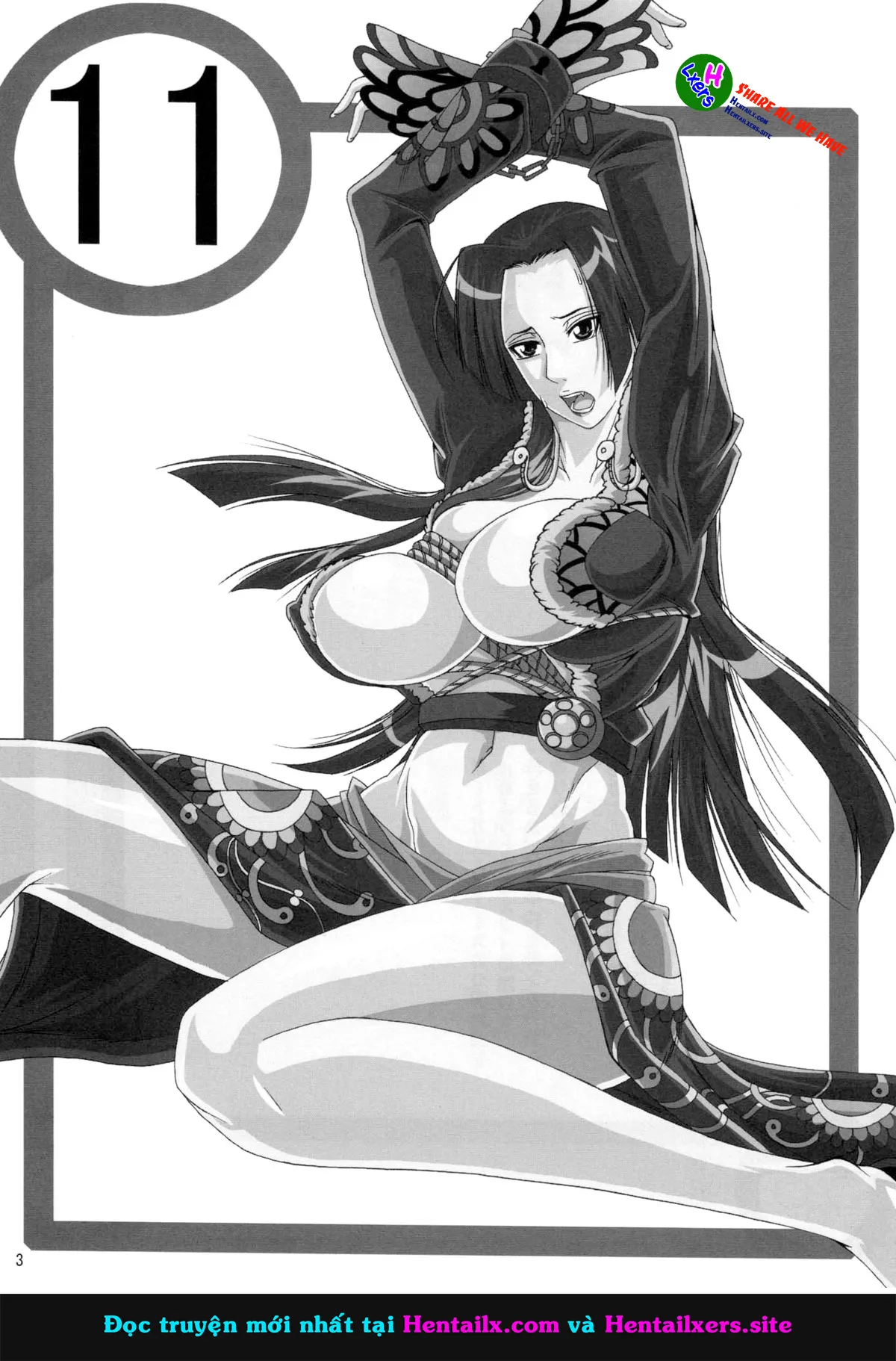 HentaiVN.net - Ảnh 3 - Benten Kairaku Hebirei (One Piece) [弁天快楽 11 蛇隷 (ワンピース)] - Chap 11