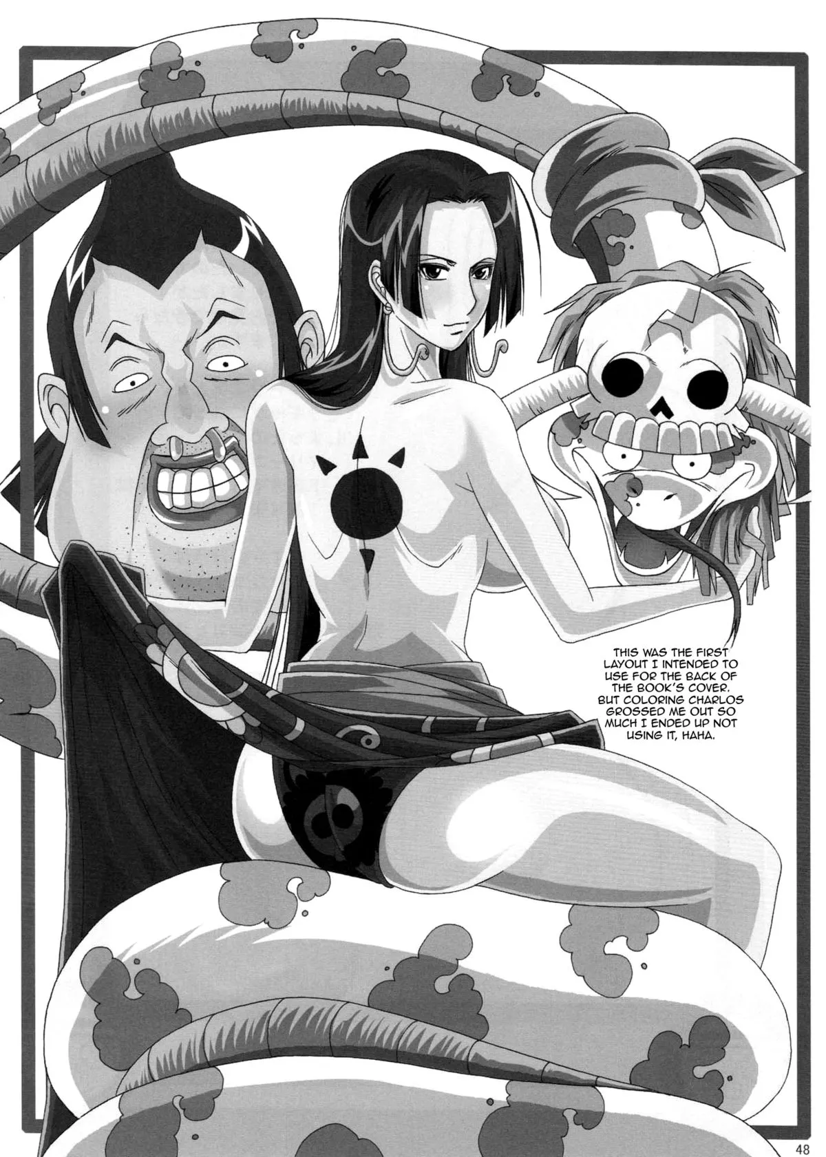 HentaiVN.net - Ảnh 48 - Benten Kairaku Hebirei (One Piece) [弁天快楽 11 蛇隷 (ワンピース)] - Chap 11