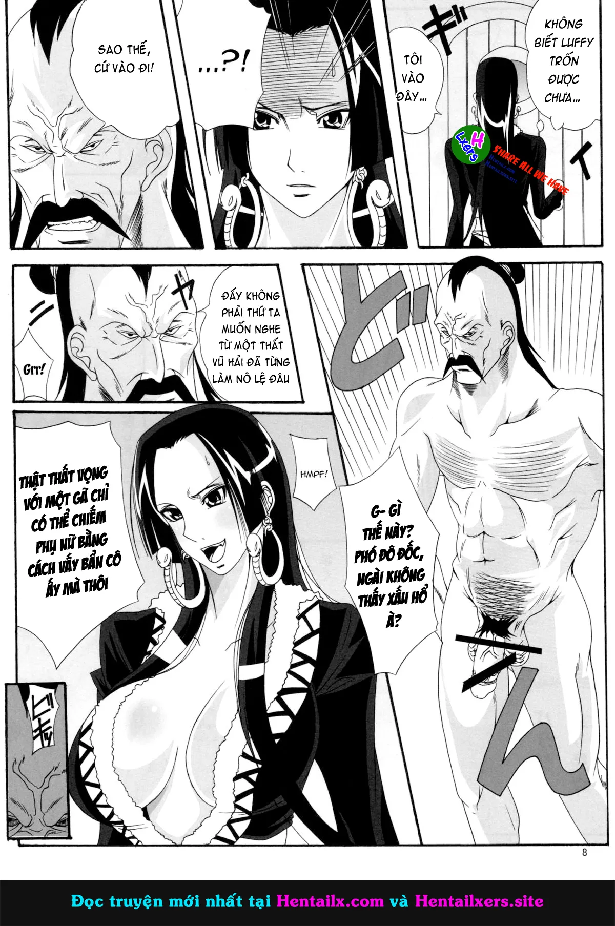 HentaiVN.net - Ảnh 8 - Benten Kairaku Hebirei (One Piece) [弁天快楽 11 蛇隷 (ワンピース)] - Chap 11