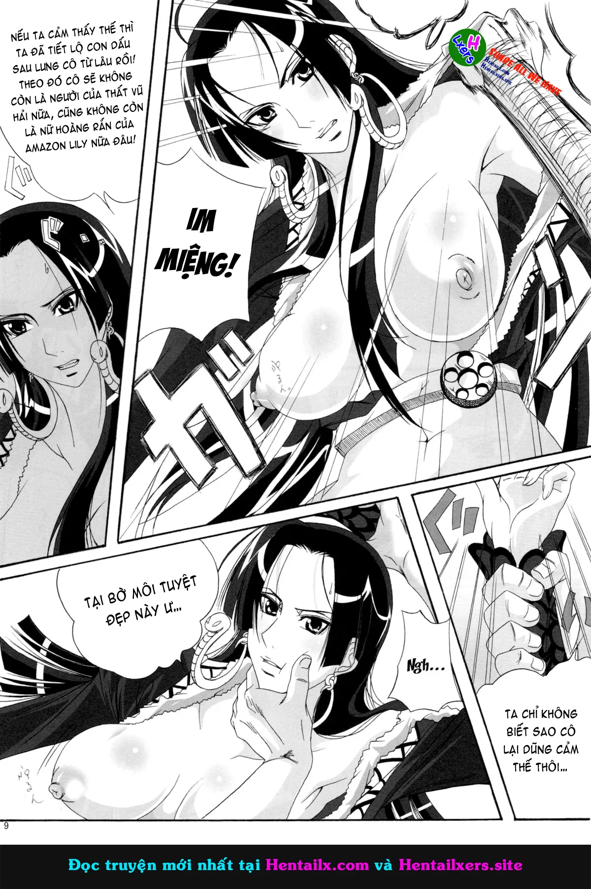 HentaiVN.net - Ảnh 9 - Benten Kairaku Hebirei (One Piece) [弁天快楽 11 蛇隷 (ワンピース)] - Chap 11