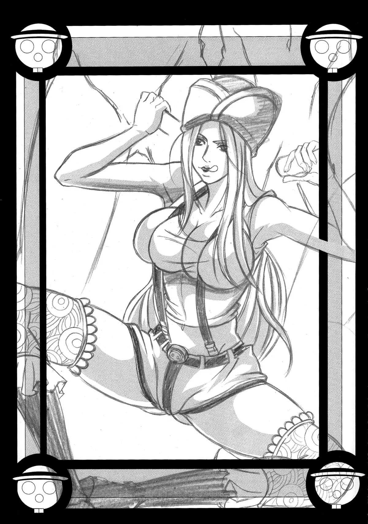 HentaiVN.net - Ảnh 32 - Benten Kairaku Hebirei (One Piece) [弁天快楽 11 蛇隷 (ワンピース)] - Chap 12