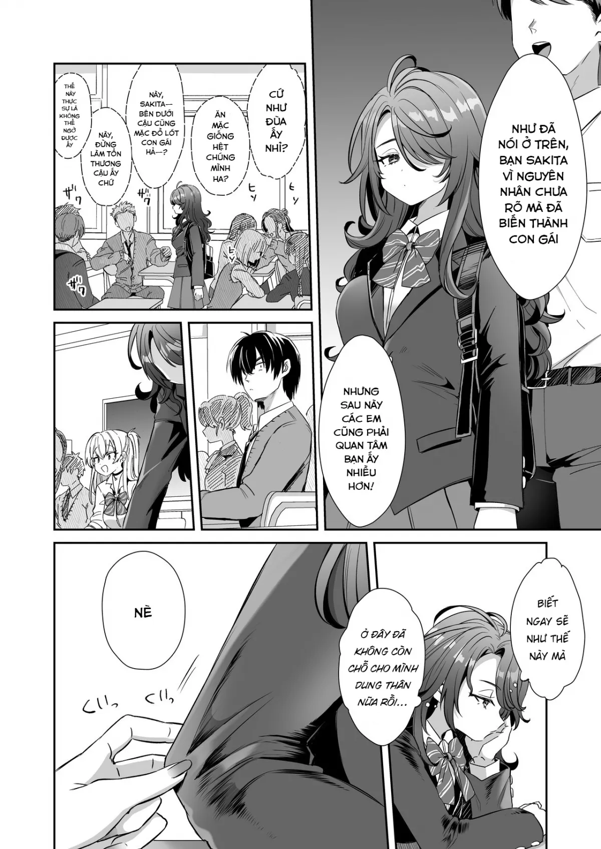 HentaiVN.net - Ảnh 14 - Asa Okitara Onnanoko ni Natta『InKya no Boku』ga Gyaru ni Naru Made - Oneshot.