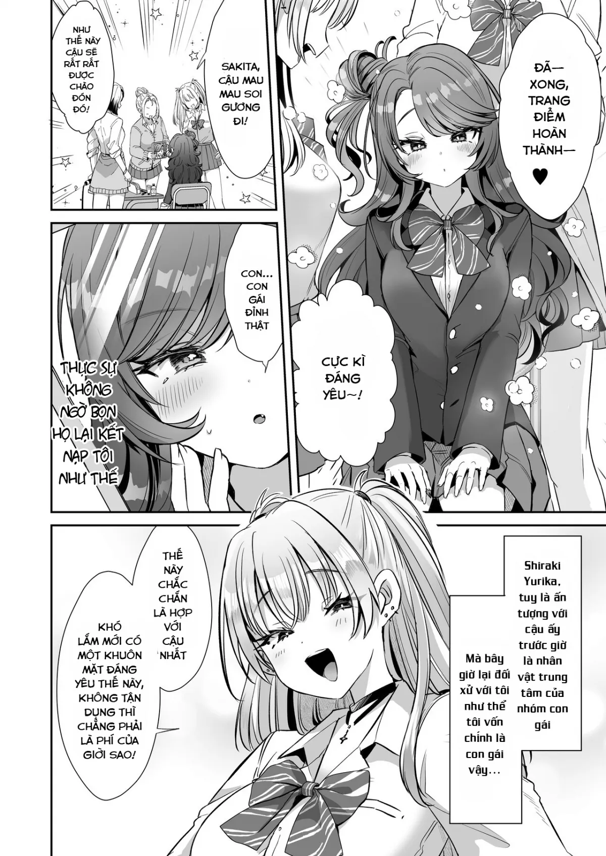 HentaiVN.net - Ảnh 16 - Asa Okitara Onnanoko ni Natta『InKya no Boku』ga Gyaru ni Naru Made - Oneshot.