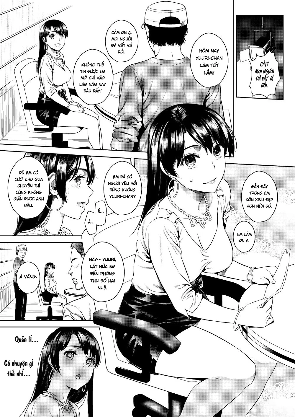 HentaiVN.net - Ảnh 10 - Nữ phát thanh viên [Joshi Ana] - Nửa đầu