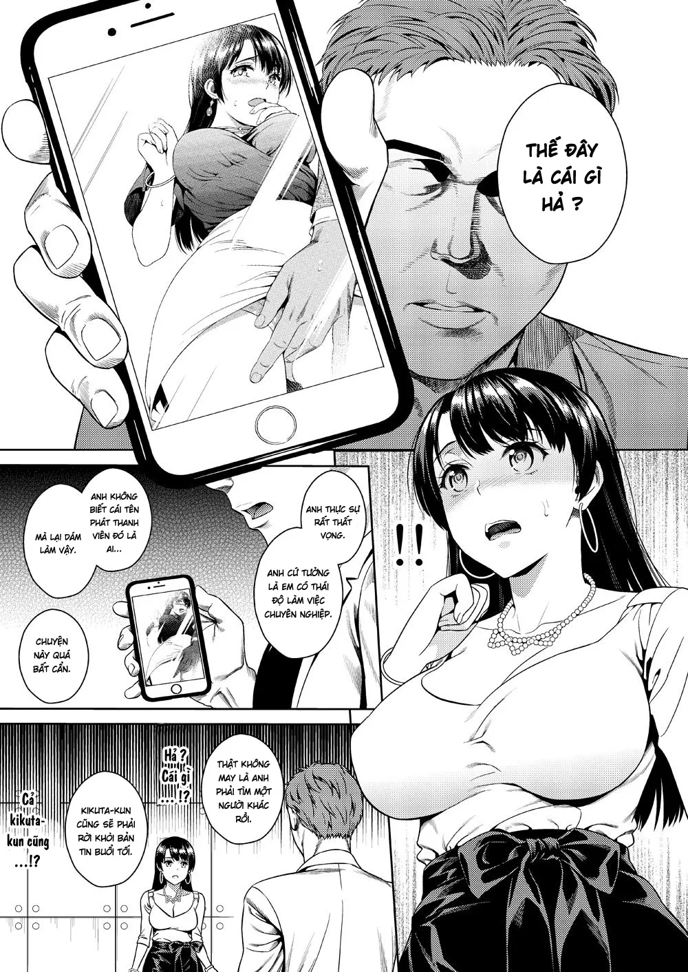 HentaiVN.net - Ảnh 14 - Nữ phát thanh viên [Joshi Ana] - Nửa đầu