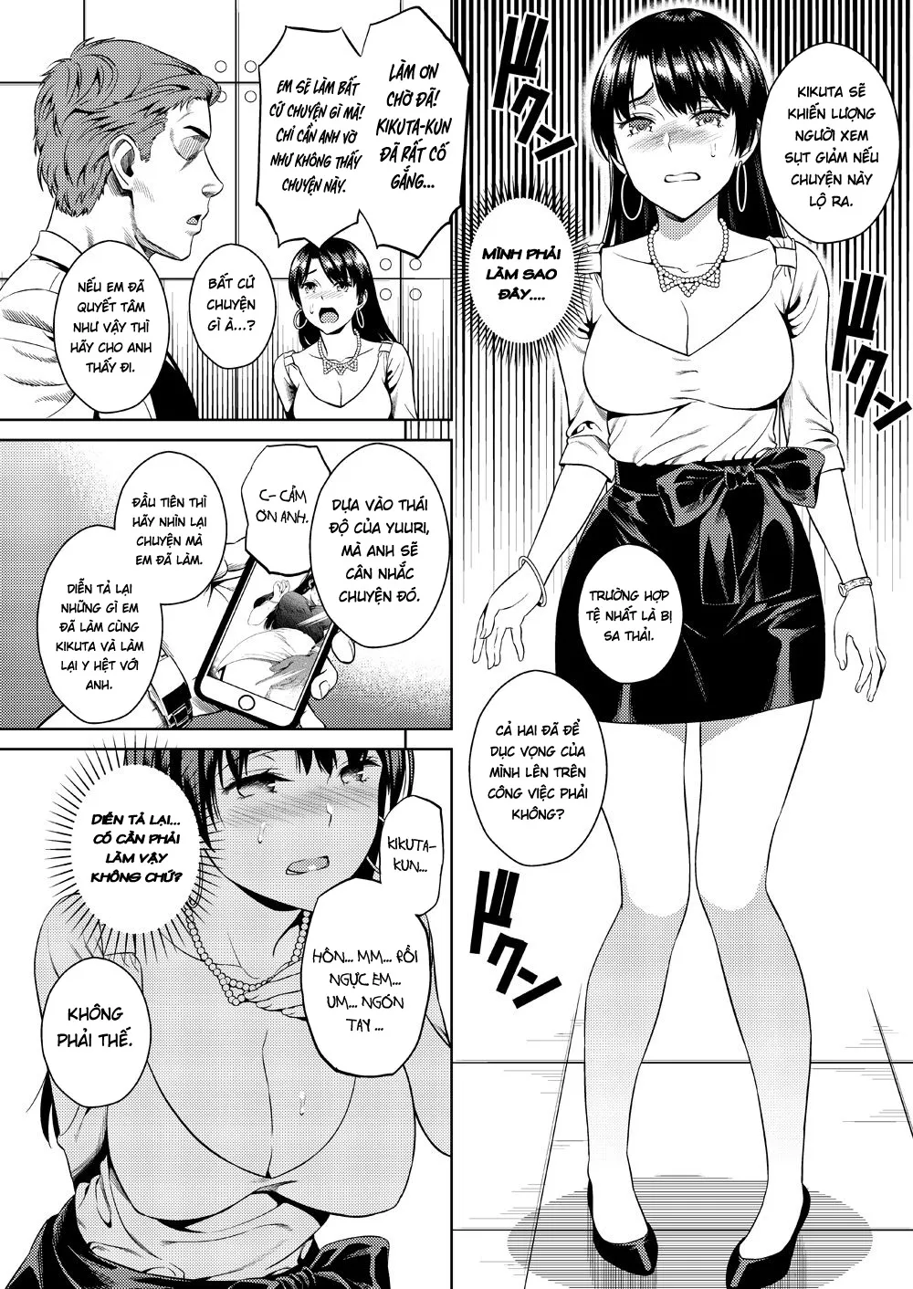 HentaiVN.net - Ảnh 15 - Nữ phát thanh viên [Joshi Ana] - Nửa đầu