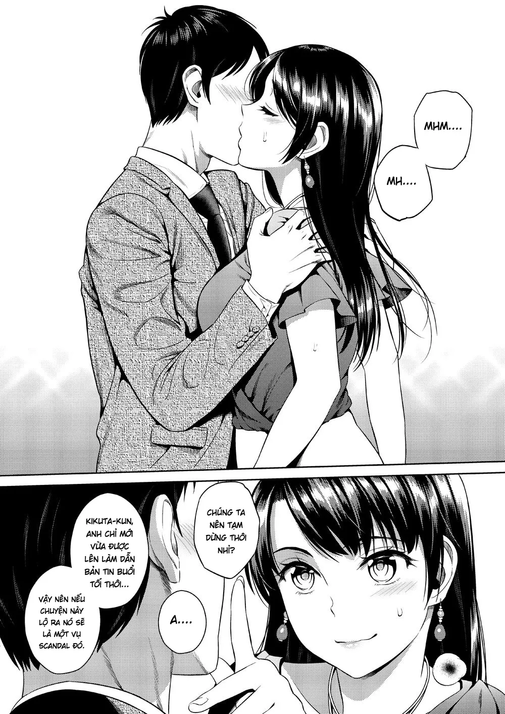 HentaiVN.net - Ảnh 4 - Nữ phát thanh viên [Joshi Ana] - Oneshot Full
