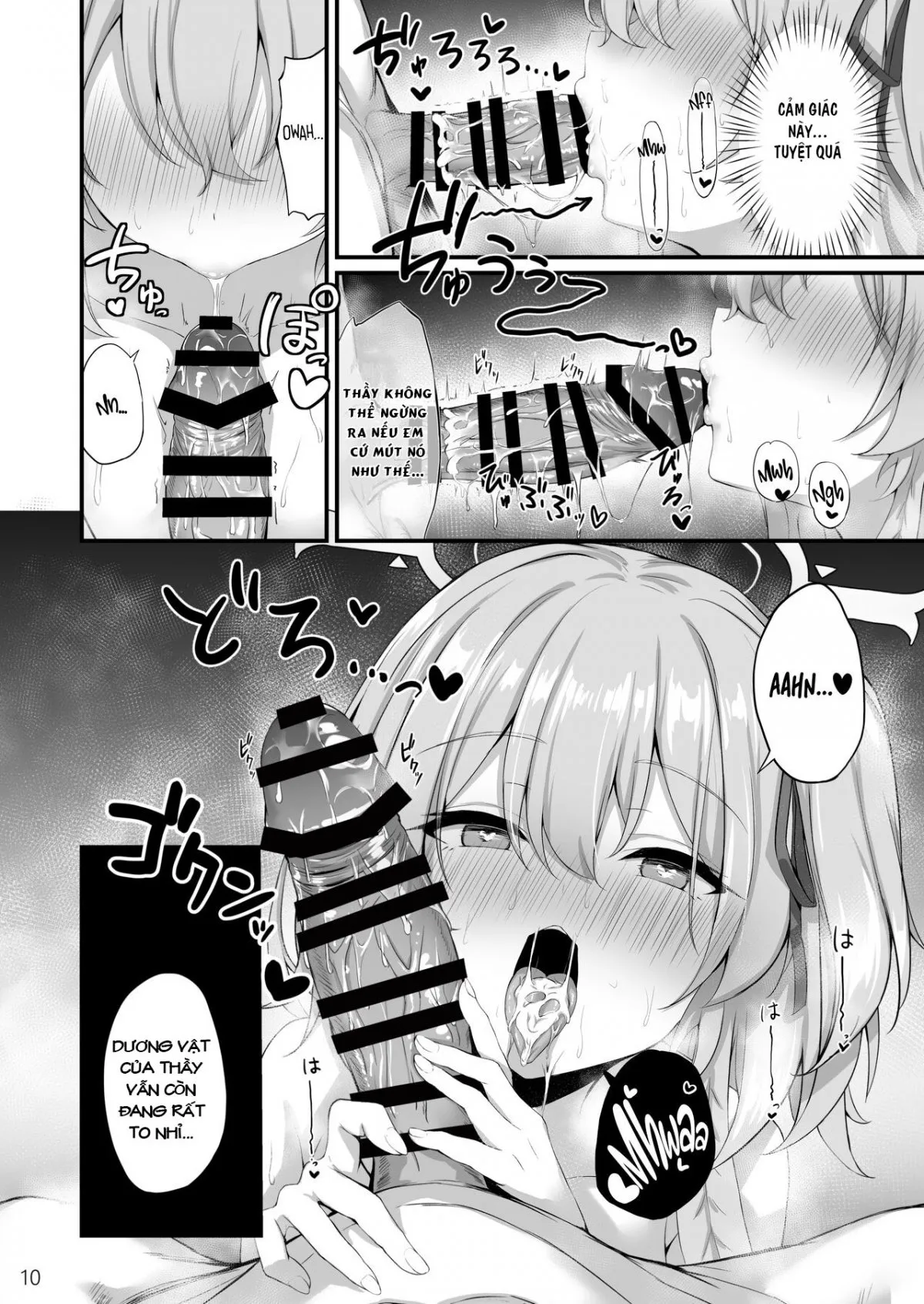 HentaiVN.net - Ảnh 11 - Thầy ơi, thầy có khỏe không ạ? (Blue Archive) [Sensei, Okagen Dou desu ka?] - Oneshot