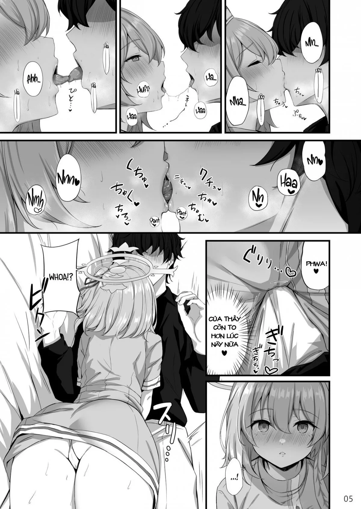 HentaiVN.net - Ảnh 6 - Thầy ơi, thầy có khỏe không ạ? (Blue Archive) [Sensei, Okagen Dou desu ka?] - Oneshot