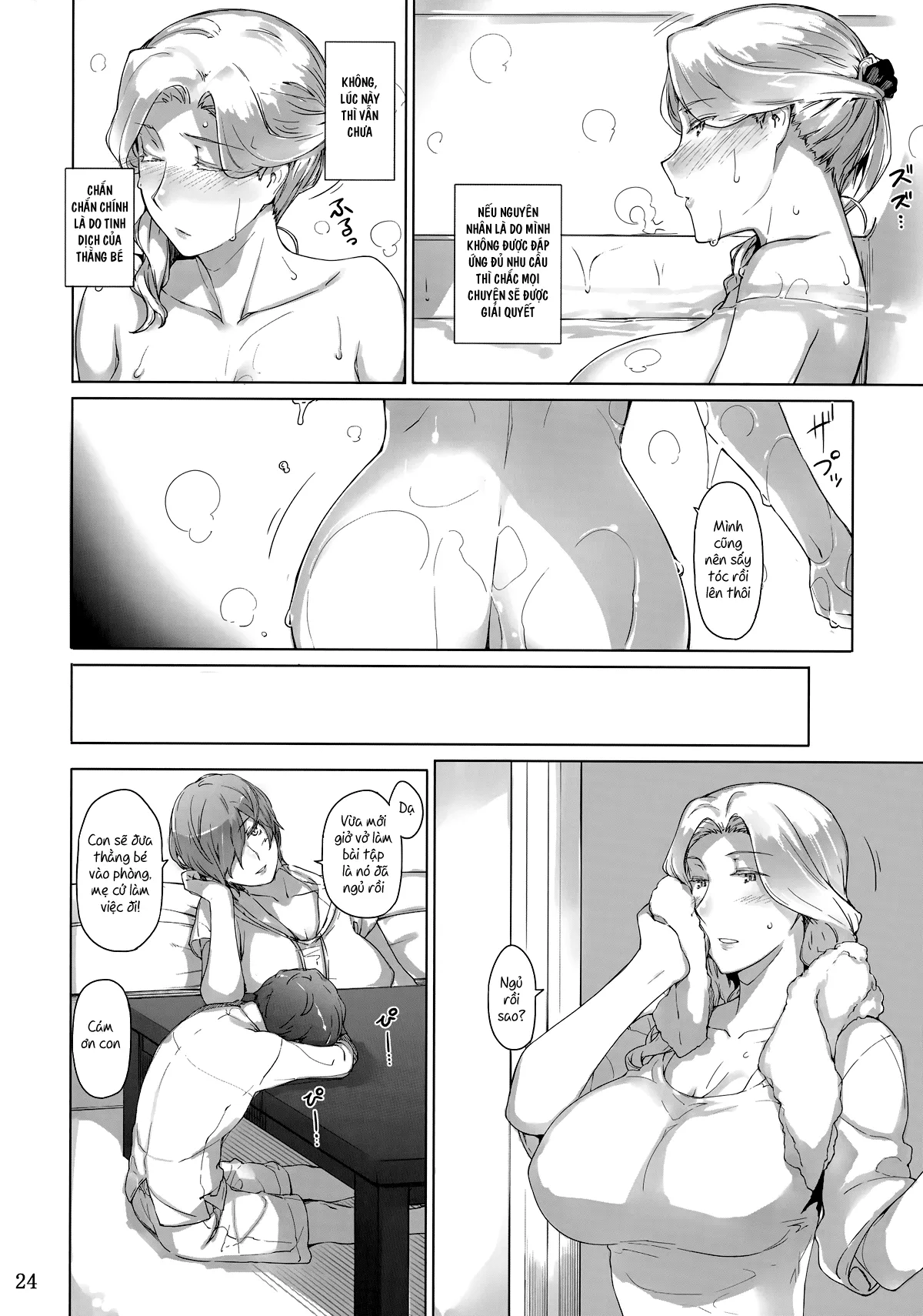 HentaiVN.net - Ảnh 23 - Tanemori-ke no Katei Jijou [胤盛家ノ家庭事情 ; Gia cảnh của gia đình nhà Tanemori] - Chap 01