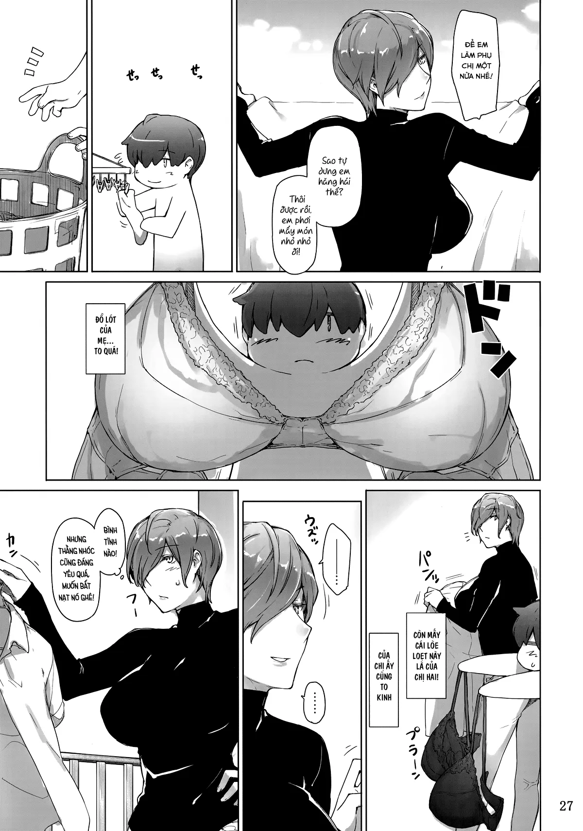 HentaiVN.net - Ảnh 26 - Tanemori-ke no Katei Jijou [胤盛家ノ家庭事情 ; Gia cảnh của gia đình nhà Tanemori] - Chap 01