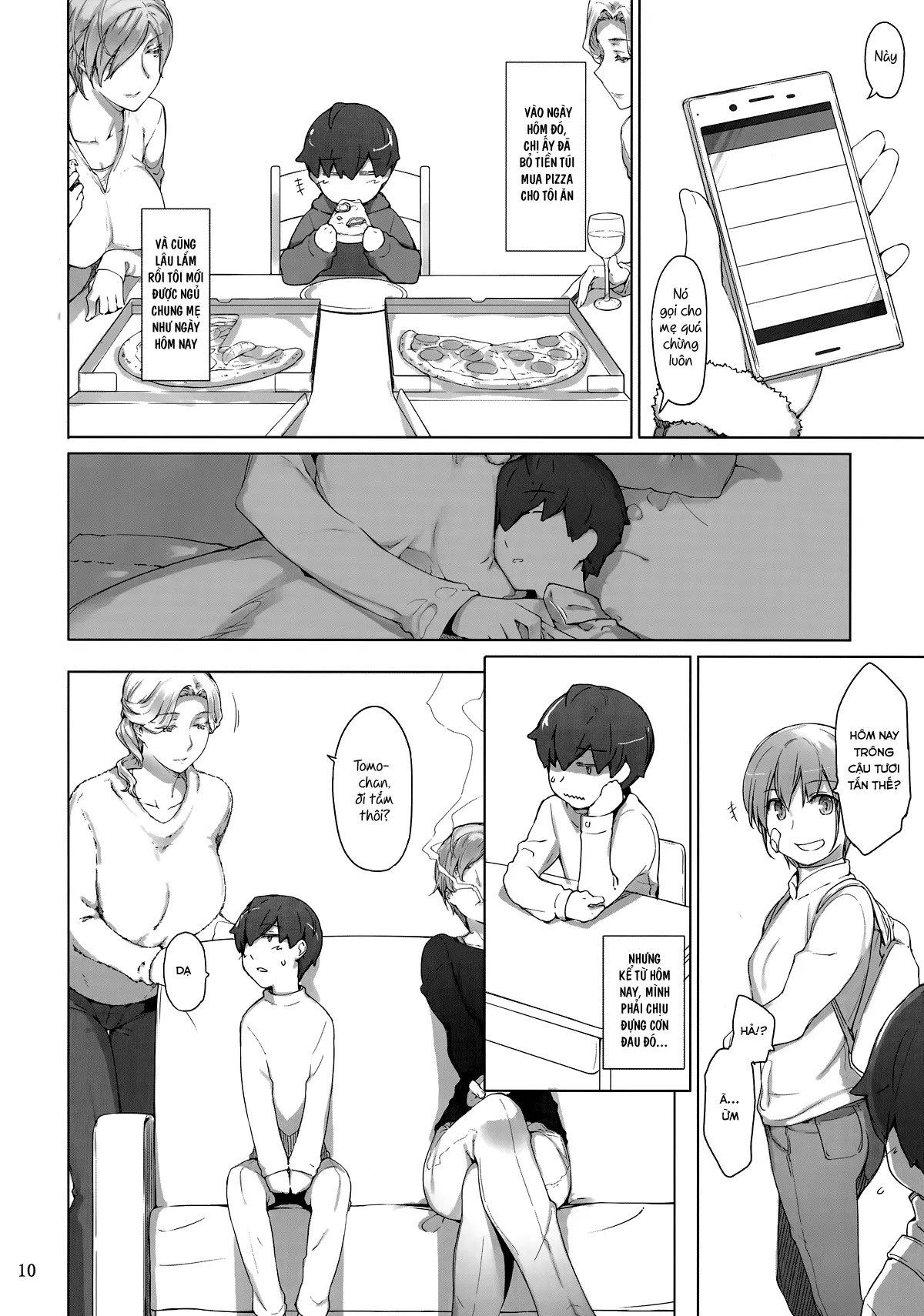 HentaiVN.net - Ảnh 9 - Tanemori-ke no Katei Jijou [胤盛家ノ家庭事情 ; Gia cảnh của gia đình nhà Tanemori] - Chap 01