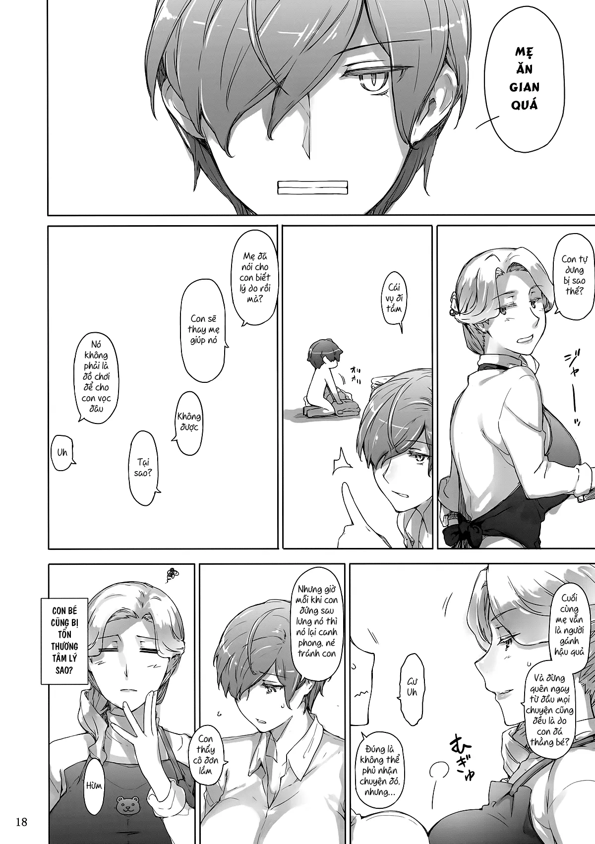 HentaiVN.net - Ảnh 17 - Tanemori-ke no Katei Jijou [胤盛家ノ家庭事情 ; Gia cảnh của gia đình nhà Tanemori] - Chap 02