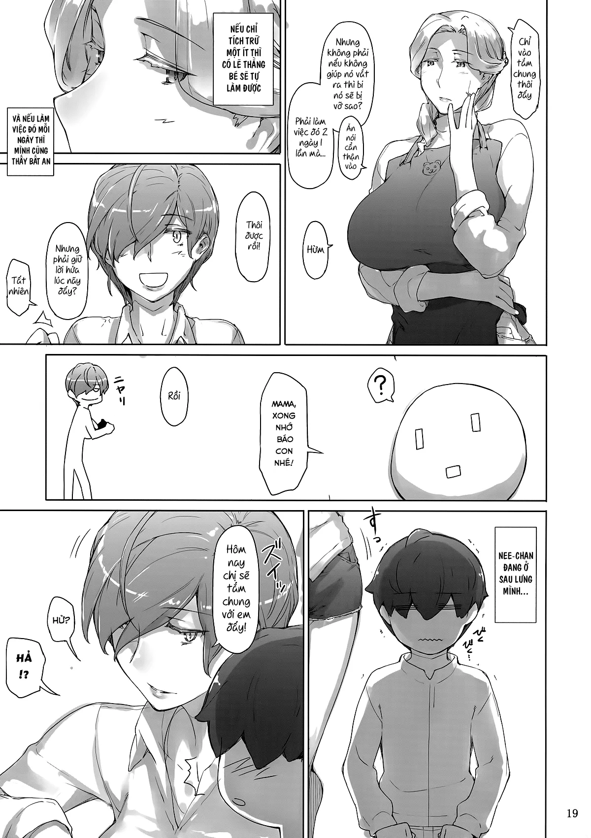 HentaiVN.net - Ảnh 18 - Tanemori-ke no Katei Jijou [胤盛家ノ家庭事情 ; Gia cảnh của gia đình nhà Tanemori] - Chap 02